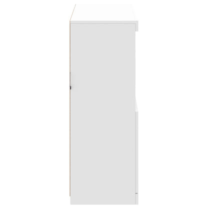 Luminous Storage Sideboard with LED Lights in White