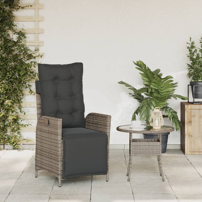 Reclining Garden Chair Poly Rattan