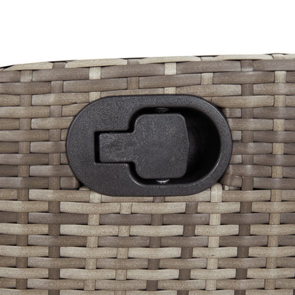Reclining Garden Chair Poly Rattan