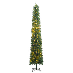 Artificial Christmas Tree 300 LEDs, Ball Set 210/180 cm