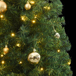 Slim Christmas Tree 300 LEDs, Ball Set 300/270 cm