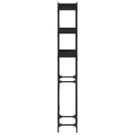 Washing Machine Shelf Black Engineered Wood