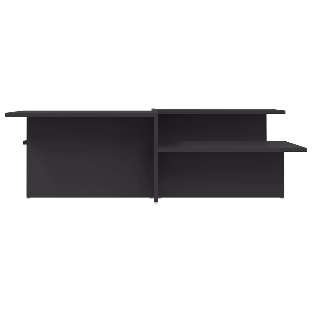 Coffee Tables 2 pcs White/Black/Grey Engineered Wood