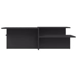 Coffee Tables 2 pcs White/Black/Grey Engineered Wood