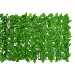 Balcony Privacy Screen with Green Leaves Stylish
