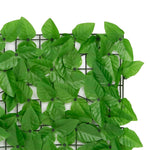 Balcony Privacy Screen with Green Leaves Stylish