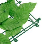 Balcony Privacy Screen with Green Leaves Stylish