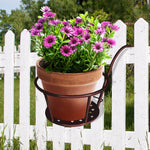 1x Flower Holder Plant Stand Hanging Pot Basket Plant Garden Wall Storage