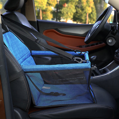 PaWz Pet Car Booster Seat Puppy Cat Dog Auto Carrier Travel Protector Blue