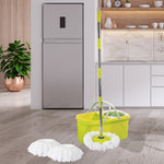 Spin Mop Bucket Set 360Â° Spinning Stainless Steel Rotating Wet Dry Microfiber AU