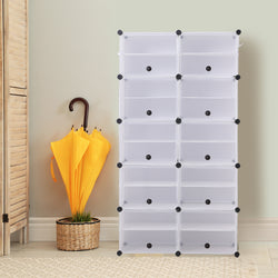 Shoe Cube Cabinet Rack Shelf Stackable 10 Tier