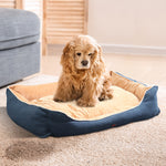 Pet Bed Mattress Dog Cat Pad Mat Puppy Cushion Soft Warm Washable XL Blue