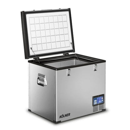 95l stainless steel portable fridge chest freezer
