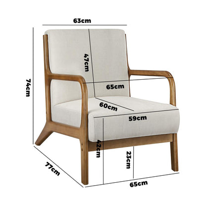 Armchair Lounge Chair Accent Armchairs Couches Sofa Bedroom Wood