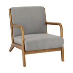 Armchair Lounge Chair Accent Armchairs Couches Sofa Bedroom Wood Grey