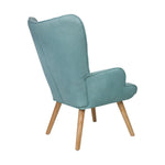 Armchair Lounge Chair Ottoman Accent Armchairs Fabric Sofa Chairs Blue