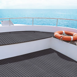 Eva Foam Boat Flooring Mat Decking Sheet 240X90X0.6Cm Dark Brown