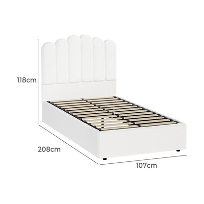 Bed Frame Gas Lift Beds Platform Boucle