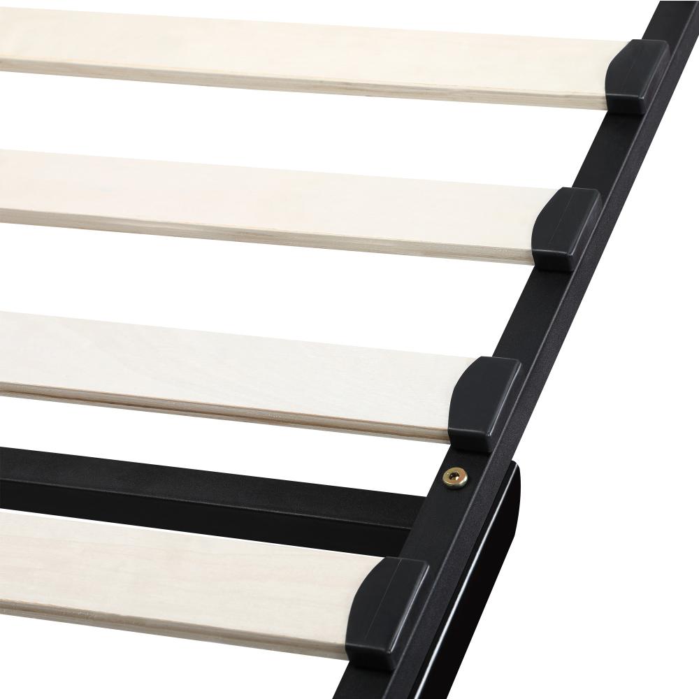 King Single Bed Frame Mattress Base with Lift Gas Beige