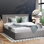 King Bed Frame with Gas Lift and Storage Space Mattress Base