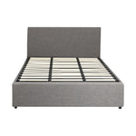 King Bed Frame with Gas Lift and Storage Space Mattress Base