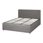 King Bed Frame with Gas Lift and Storage Space Mattress Base