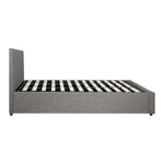 King Bed Frame with Gas Lift and Storage Space Mattress Base