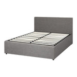 Queen Bed Frame with Gas Lift and Storage Space Mattress Base