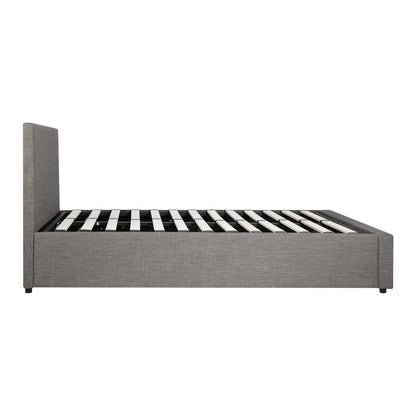 Queen Bed Frame with Gas Lift and Storage Space Mattress Base