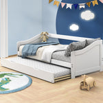 Trundle Bed Frame Daybed Single Size Base Timber Wooden Kids Double Bed