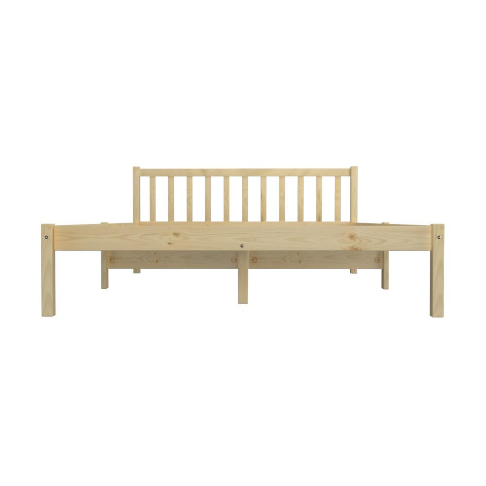 Bed Frame Double Size Wood Mattress Base Wooden Timber Platform Bedroom