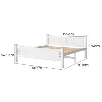 Bed Frame Pine Wooden Timber Base Platform Bedroom