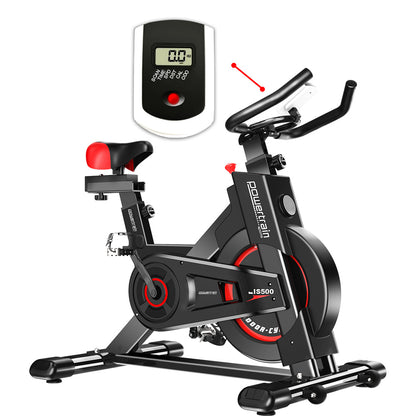 Powertrain Heavy Flywheel Exercise Spin Bike IS500 - Black
