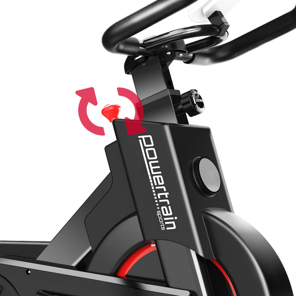 Powertrain Heavy Flywheel Exercise Spin Bike IS500 - Black