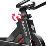 Powertrain Heavy Flywheel Exercise Spin Bike IS500 - Black