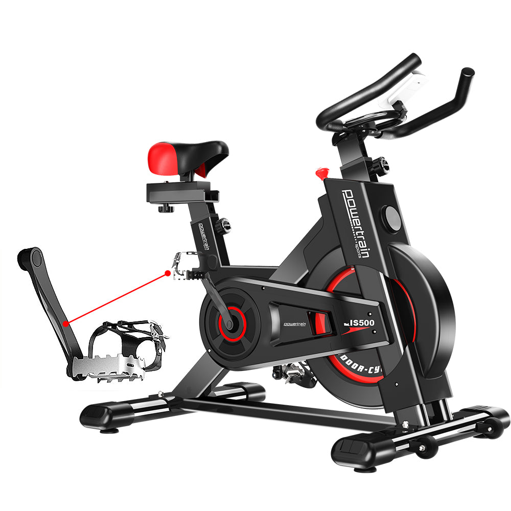 Powertrain Heavy Flywheel Exercise Spin Bike IS500 - Black