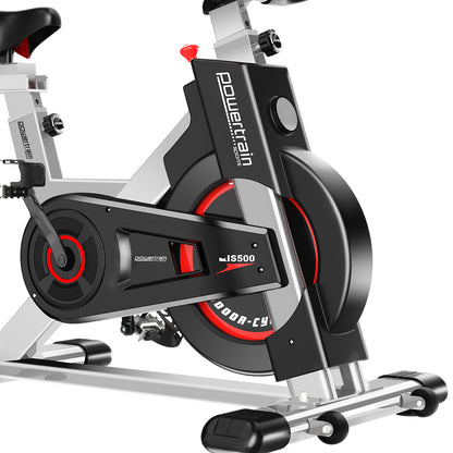 Powertrain Heavy Flywheel Exercise Spin Bike IS500 - Silver