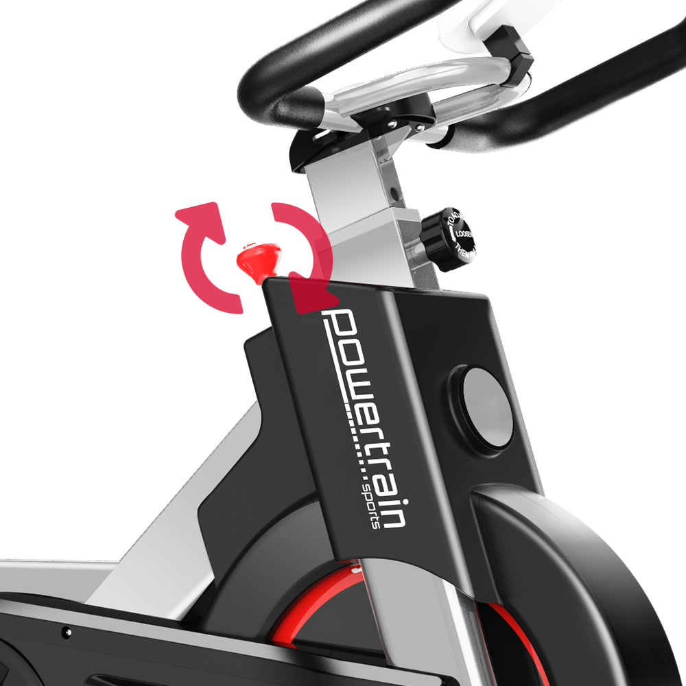 Powertrain Heavy Flywheel Exercise Spin Bike IS500 - Silver
