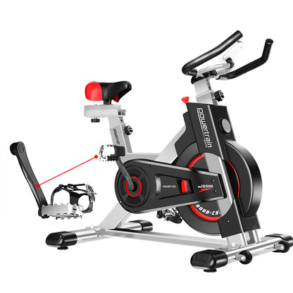 Powertrain Heavy Flywheel Exercise Spin Bike IS500 - Silver