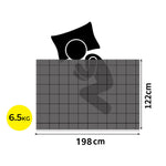 6.5KG Weighted Blanket Dark Grey