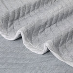Throw Blanket Cool Cotton Summer Soft Sofa Bedsheet Rug Single Grey