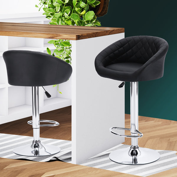 2x Bar Stools Stool Black