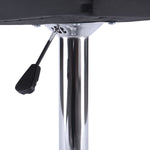 PU Leather Metal Industrial Black Bar Stools