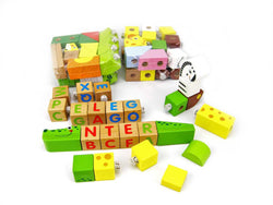 Forest Animal Blocks 80 Pcs