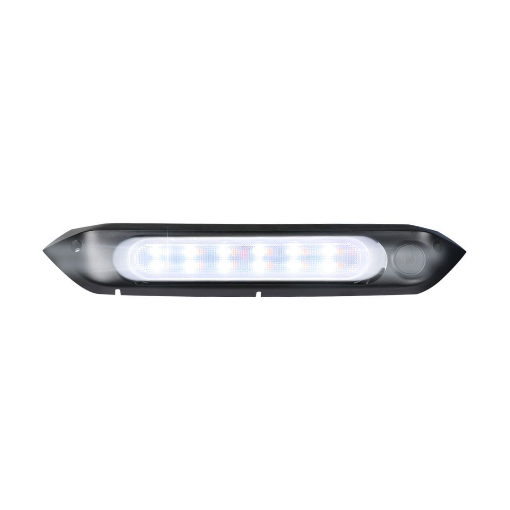 12V Dual LED Awning Light Amber White Waterproof Caravan Exterior