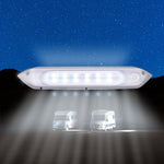 12V Dual LED Awning Light Amber White Waterproof Caravan Exterior