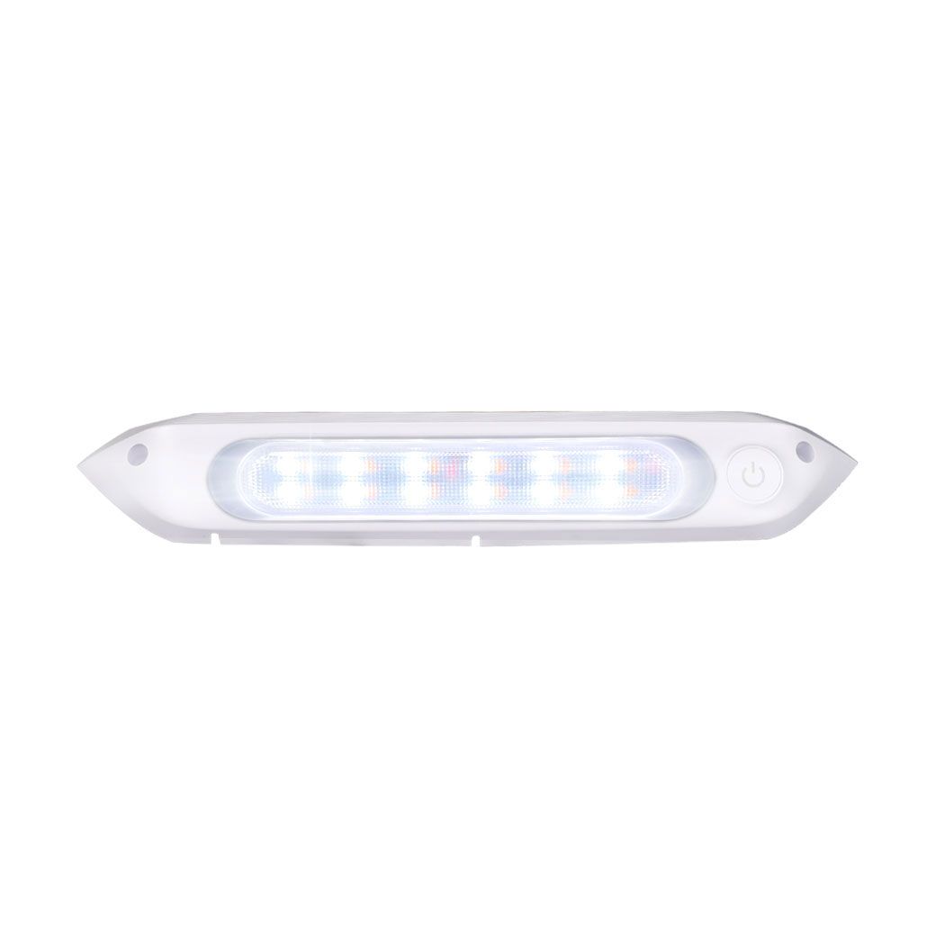 12V Dual LED Awning Light Amber White Waterproof Caravan Exterior