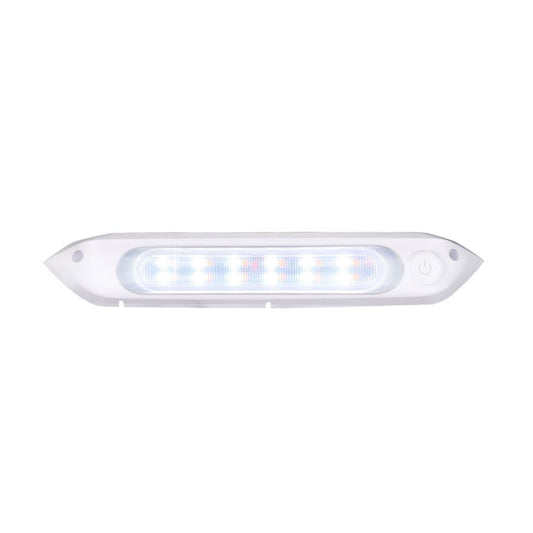 12V Dual LED Awning Light Amber White Waterproof Caravan Exterior