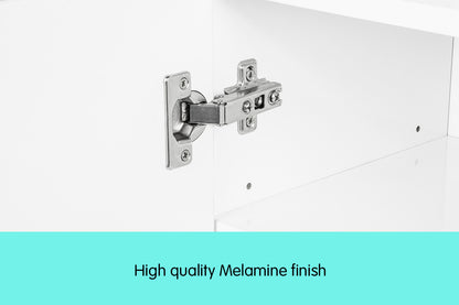 21 Pairs Shoe Cabinet Rack Storage Organiser - 80 x 30 x 90cm - White