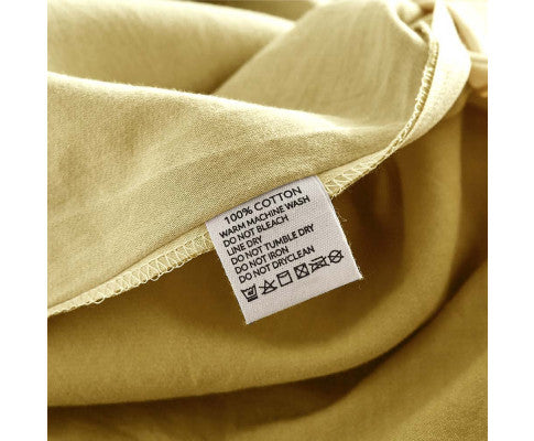Beautiful Duvet Cover Quilt Set Queen Flat Cover Pillow Case Yellow Inspired